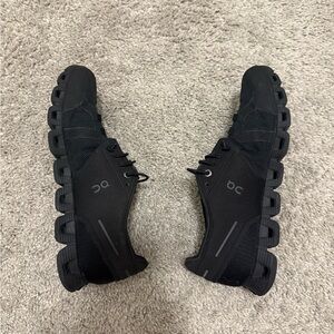 On Running Black Athletic Shoes